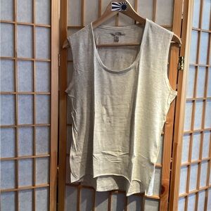 Zara Trafaluc Sleeveless Top Heathered Light Grey Women's Size Small